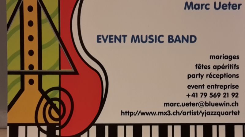 Groupe JAZZ VALAIS mariage fête cocktail