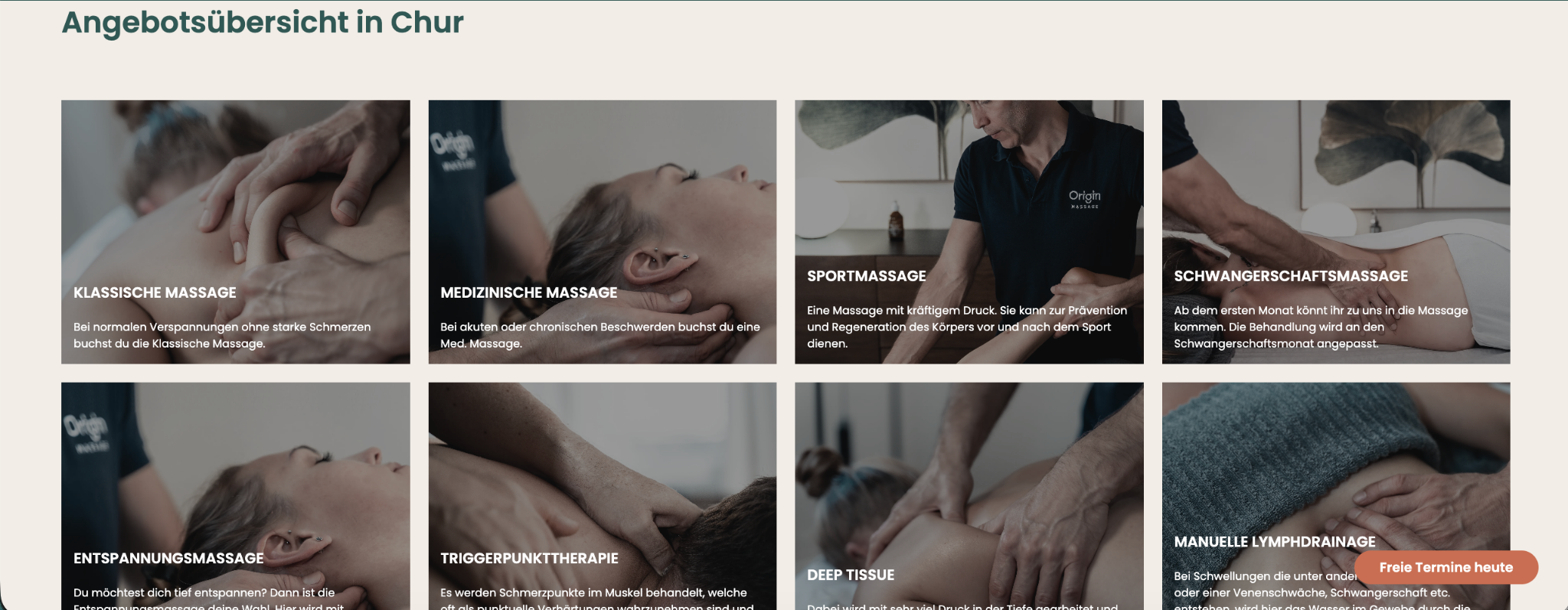 Origin Massage Chur - Massage Chur