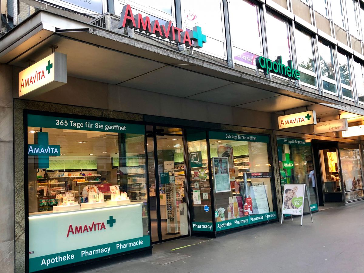 Amavita Apotheke Bahnhofplatz Zürich