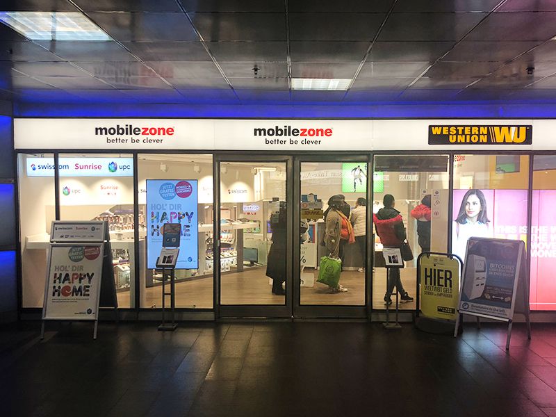 Mobilezone Shopville Stazione Centrale Zurigo