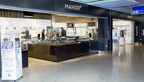 Manor Genf Flughafen - Uhren und Schmuck