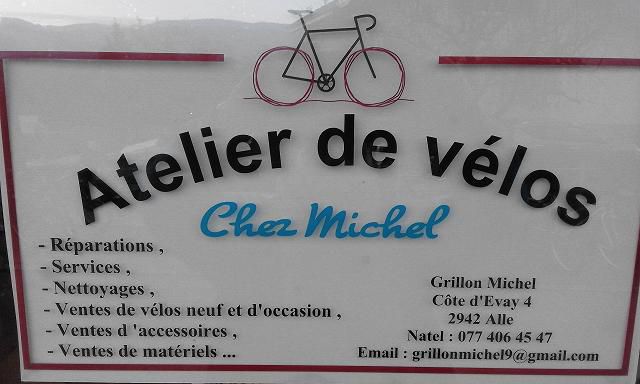Atelier de vélos chez Michel