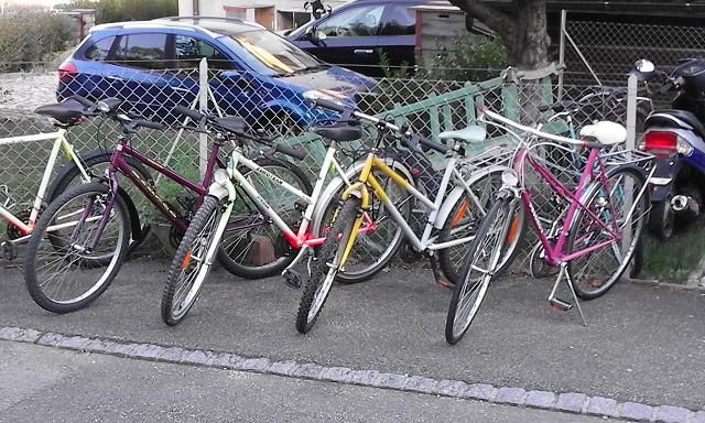 Atelier de vélos chez Michel